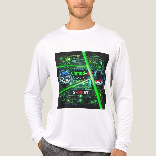 Hacker mood Tri-Blend shirt (Front)