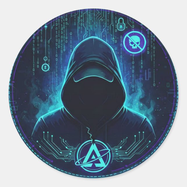 Hacker Sticker (Front)
