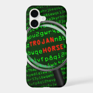 Hacker Style iPhone 17 Case with Matrix-Inspired C