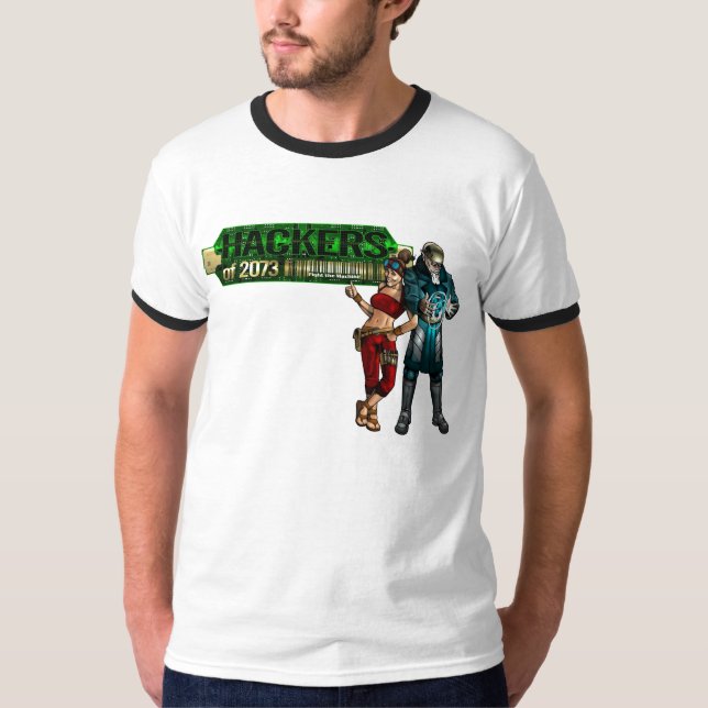Hackers of 2073 T-Shirt (Front)