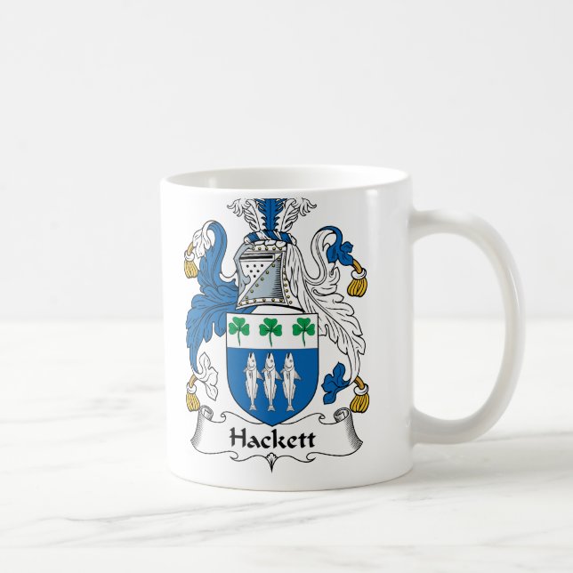 Hackett Family Crest Coffee Mug (Right)