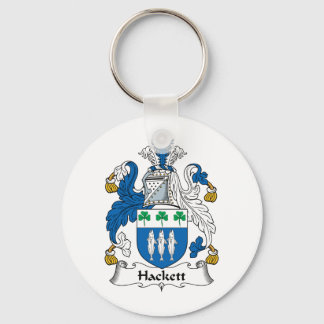 Hackett Family Crest Key Ring