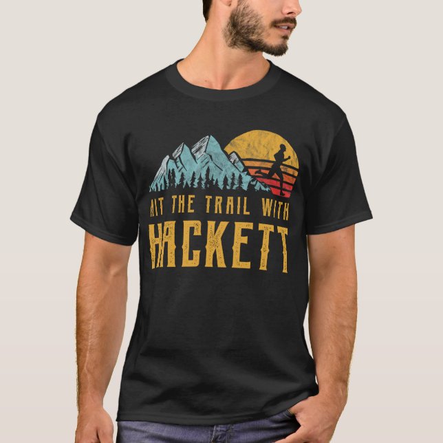 HACKETT Running - Hit The Trail with Family Name T-Shirt (Front)