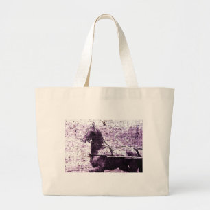 Hackey Crackle Digital Art Large Tote Bag