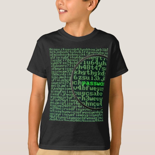 Hacking for password T-Shirt (Front)
