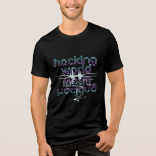 Hacking world mirror T-Shirt Tri-Blend Shirt