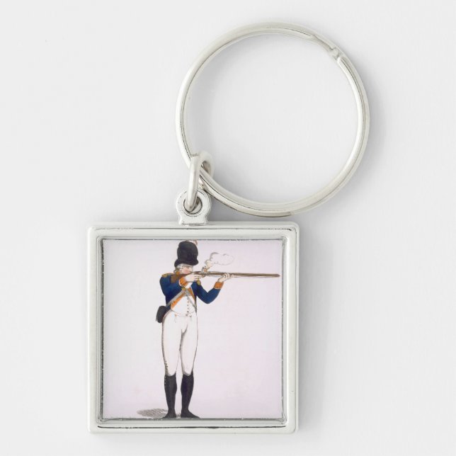 Hackney Volunteer, plate 49 from 'Loyal Volunteers Key Ring (Front)