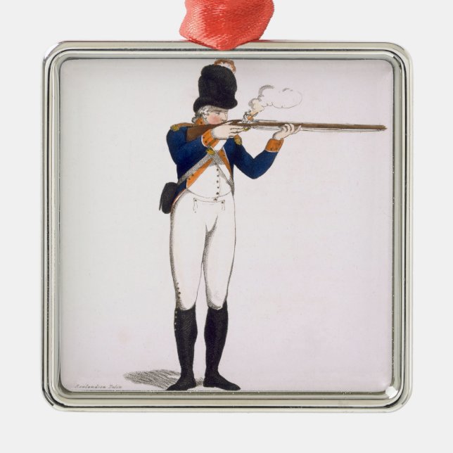 Hackney Volunteer, plate 49 from 'Loyal Volunteers Metal Tree Decoration (Front)