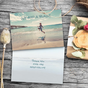 Had a Blast Beach Hospitality Thank You Flat Cards