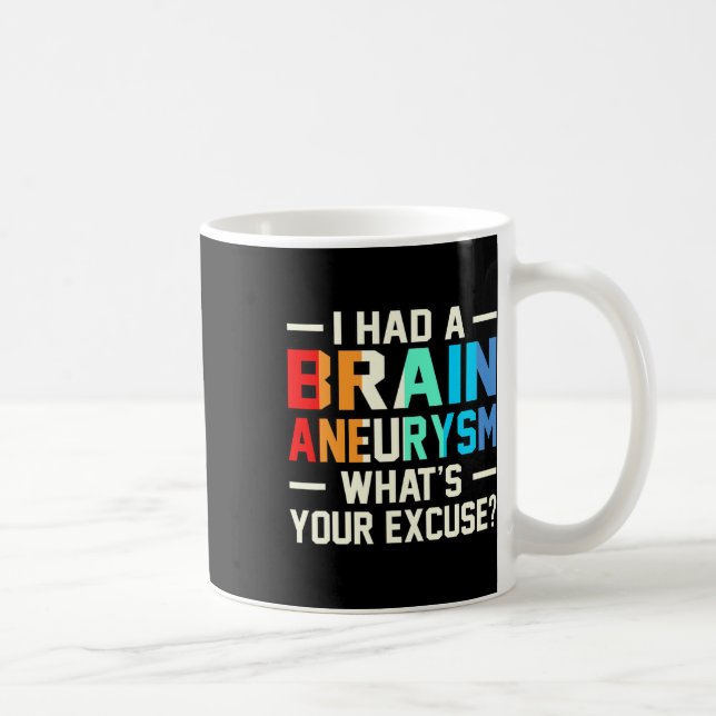 Had A Brain Aneurysm Awareness Month Supporter Gra Coffee Mug (Right)