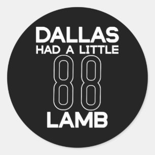 Had A Little Lamb Classic Round Sticker