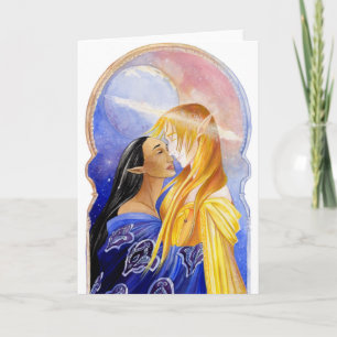 Hadara and the Sun King Blank Greeting Card