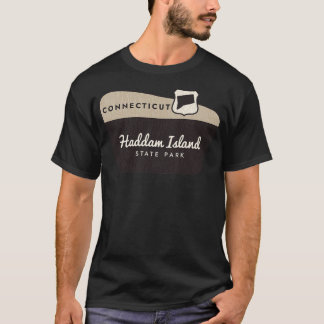 Haddam Island State Park Connecticut Welcome Sign T-Shirt