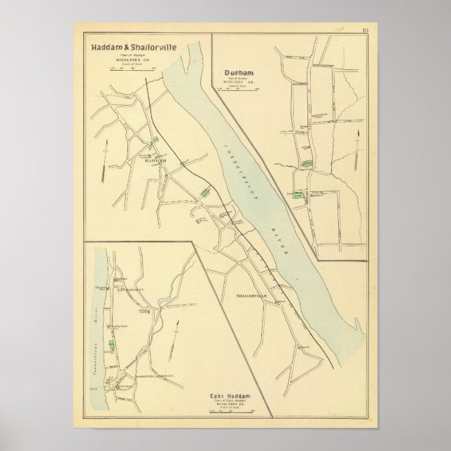 Haddam, Shailorville Poster (Front)