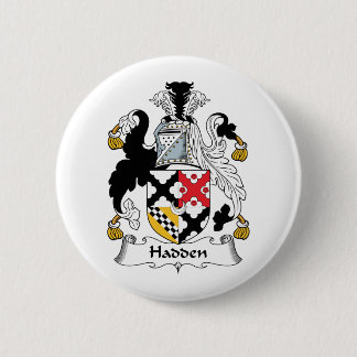 Hadden Family Crest 6 Cm Round Badge
