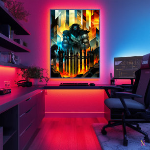 Hades - Cubist Minimalist Legend - God Underworld Poster