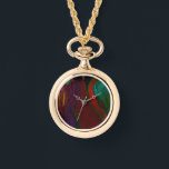 Hades Floral Arrangement Watch Necklace<br><div class="desc">I painted a unique original digital oil painting of the romantic side of Hades with a floral arrangement worthy of this well-known
god in mythology.</div>