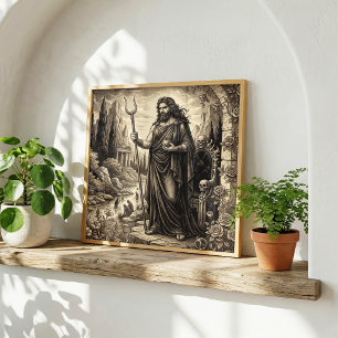 Hades Greek Mythology Poster
