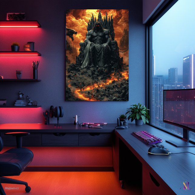 Hades, King of the Underworld - Dark God of Fire Poster (Creator Uploaded)