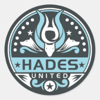 Hades United Logo Navy Blue