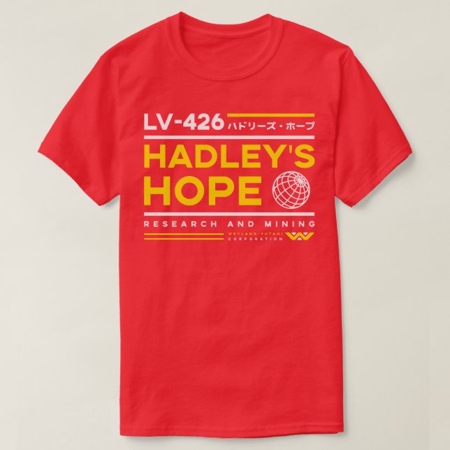 Hadleys Hope T-Shirt (Design Front)