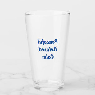 Hado Water Glass! Peaceful ~ Relaxed ~ Calm  Glass