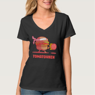 Hadouken Burger Street Fight Tomato in Fast Food V T-Shirt
