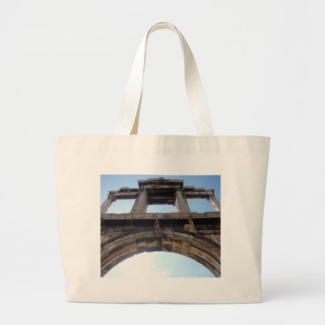 hadrian's arch large tote bag (Front)