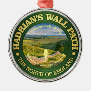 Hadrian's Wall Path Metal Tree Decoration