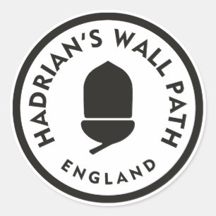 Hadrian's Wall Path National Trail Hiking Classic Round Sticker