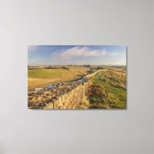Hadrian's Wall Stretched Canvas Print