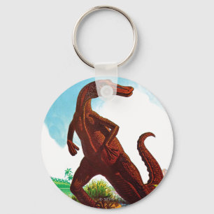 Hadrosaurus Dinosaur Key Ring