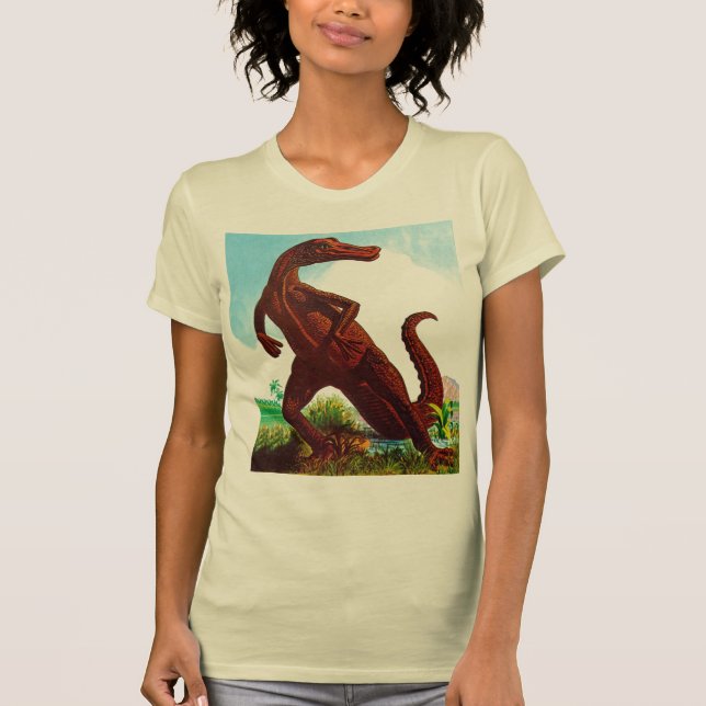 Hadrosaurus Dinosaur T-Shirt (Front)