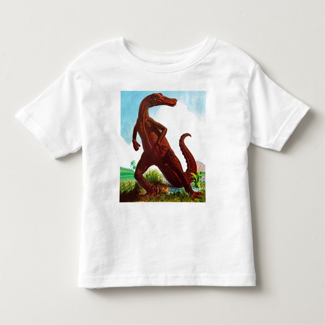 Hadrosaurus Dinosaur Toddler T-Shirt (Front)