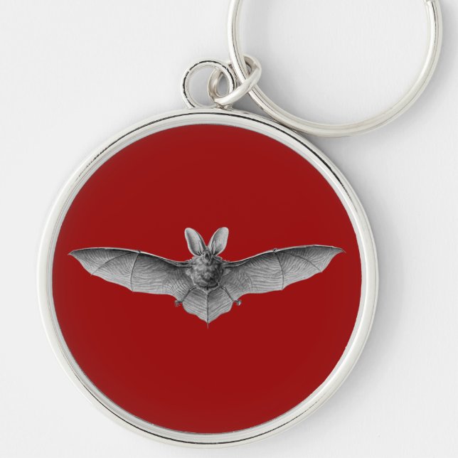 Haeckel Bat Key Ring (Front)