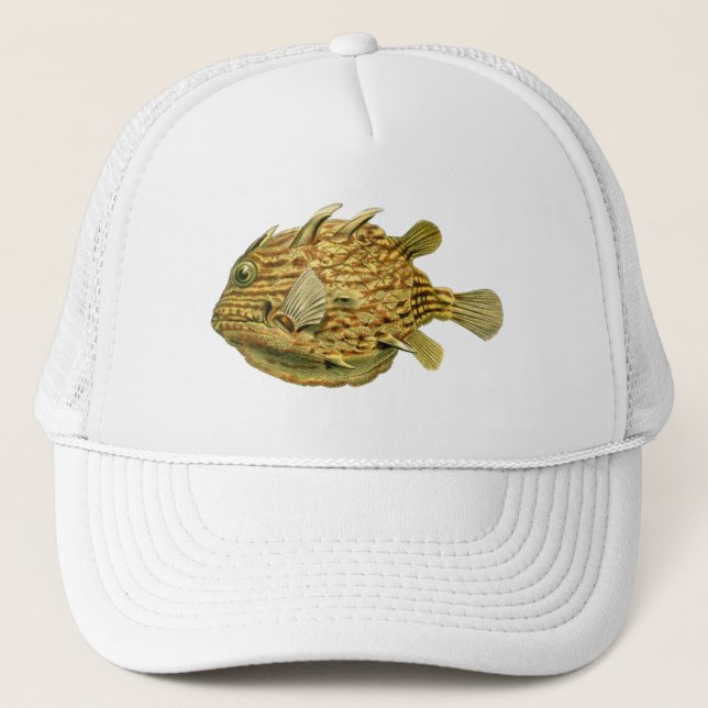 Haeckel Fish Trucker Hat (Front)