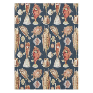Haeckel Ostraciontes Tropical Fish Nature Art Tablecloth