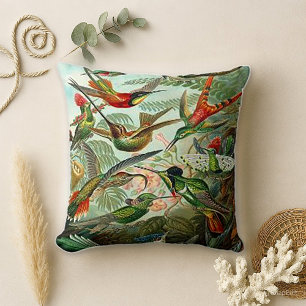 Haeckel Trochilidae Hummingbirds Cushion