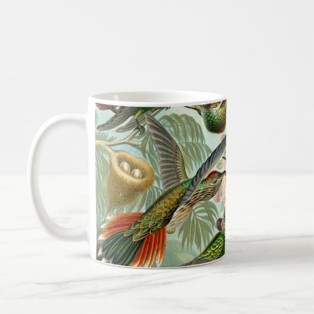 Haeckel's Hummingbirds Coffee Mug (Left)