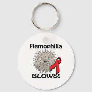 Haemophilia Blows Awareness Design Key Ring
