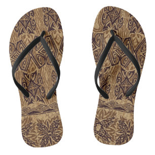 Haena Beach Hawaiian Primitive Tapa Jandals