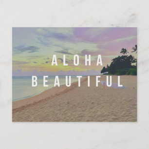 Haena Sunrise Aloha Beautiful Postcard