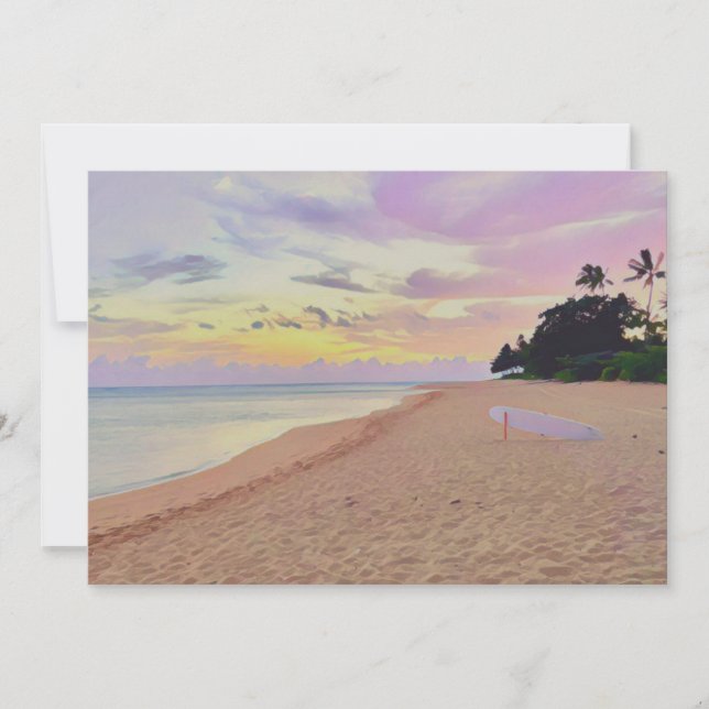 Haena Sunrise Aloha Beautiful Postcard (Front)
