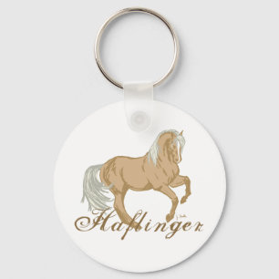 Haflinger Horse Key Ring