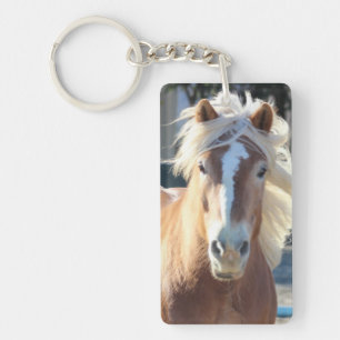 Haflinger Horse Key Ring