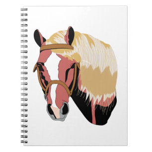 Haflinger Horse Spiral Notebook