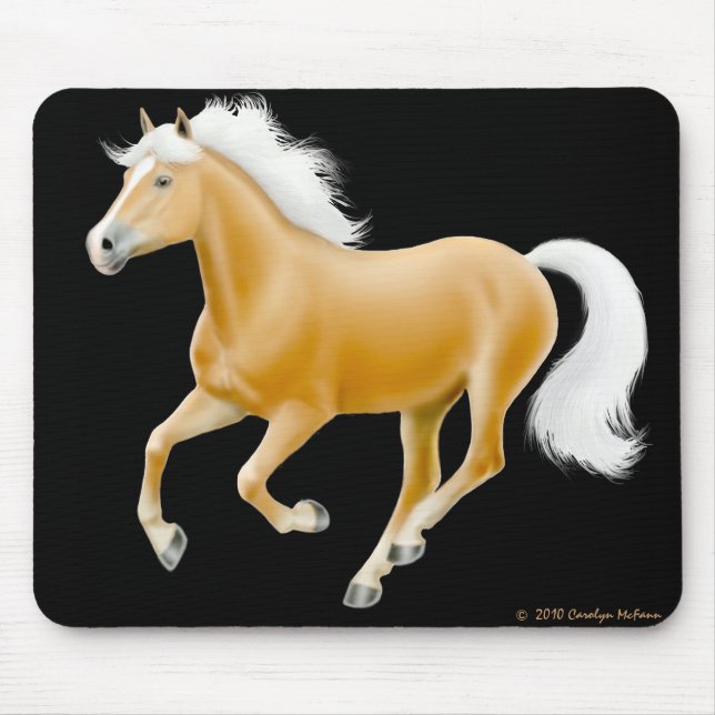 Haflinger Palomino Horse Mousepad (Front)