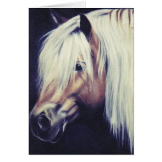 "Haflinger Pony" equine card