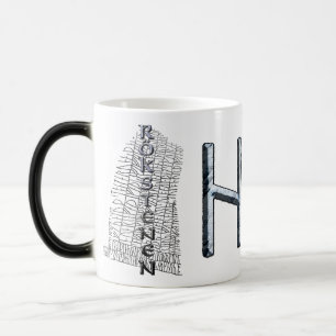 Hagalaz rune mug