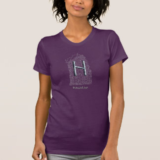 Hagalaz rune symbol (Unique front and back) T-Shirt